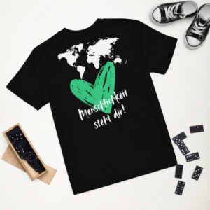 ,,Menschlichkeit" Kids Bio-Baumwollshirt
