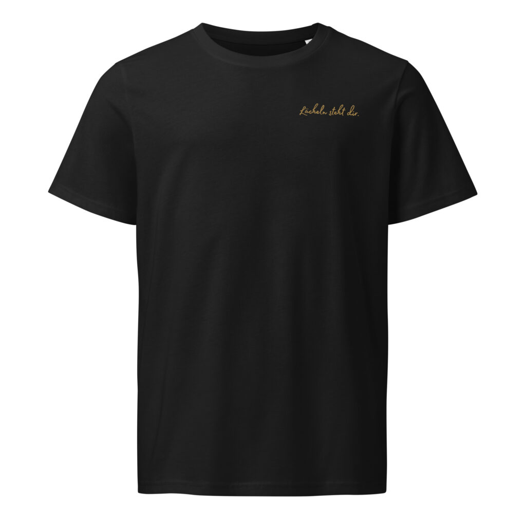 „Lächeln steht dir“ - Bio-Shirt