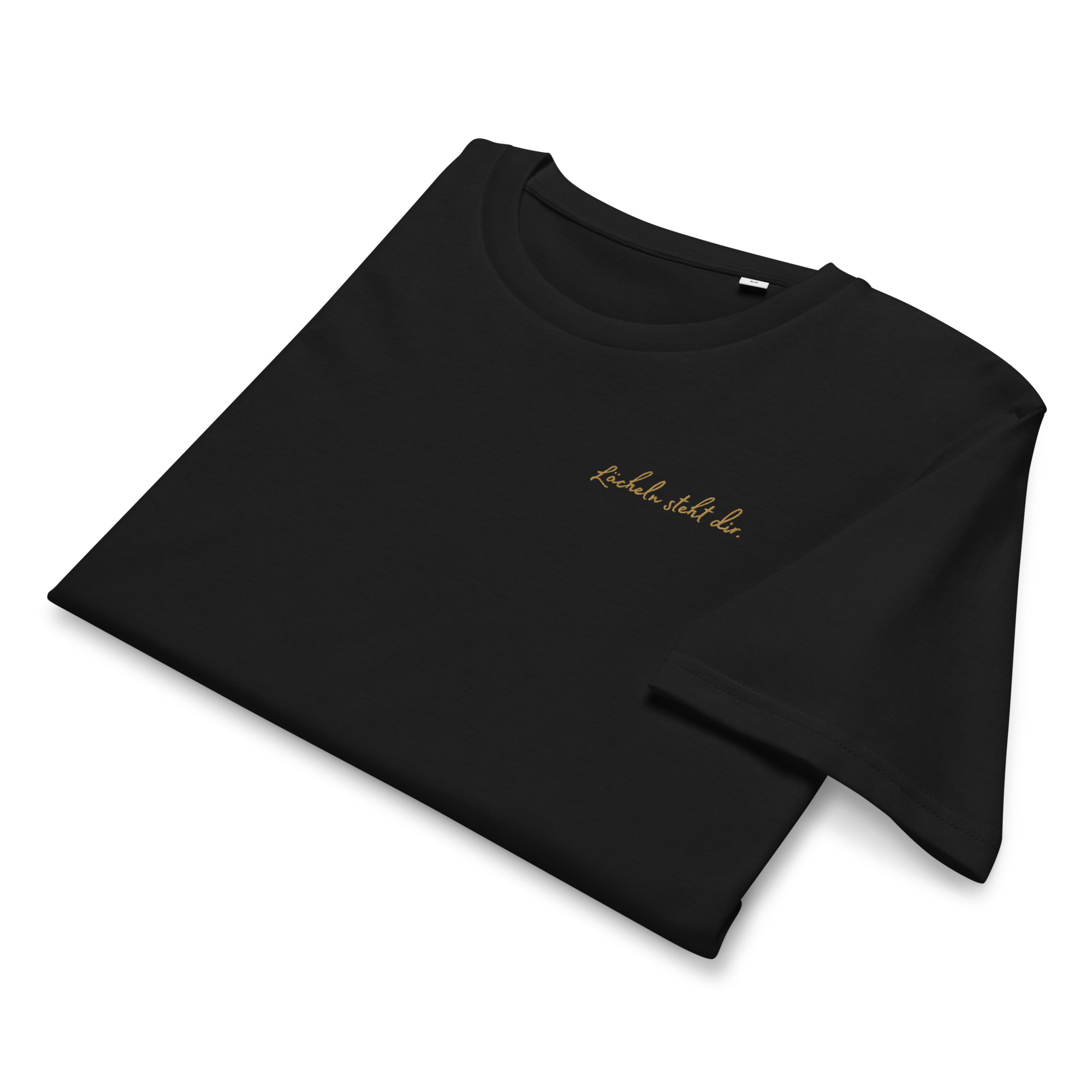 „Lächeln steht dir“ - Bio-Shirt